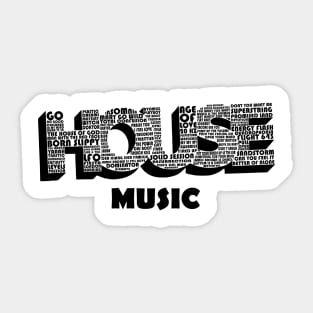 House Music Sticker